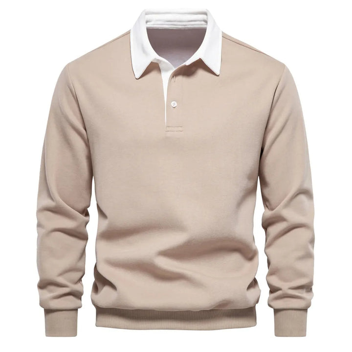 Klassisch eleganter Pullover für Männer, ideal für Herbst- und Wintertage, bietet Wärme und zeitlosen Stil