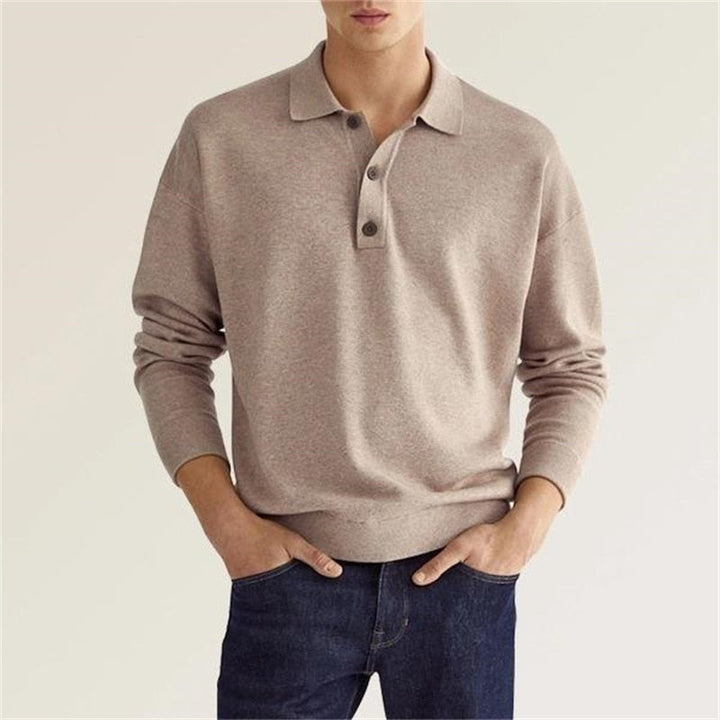 Zeitlos eleganter Pullover für Männer, ideal für kühle Herbst- und Wintertage