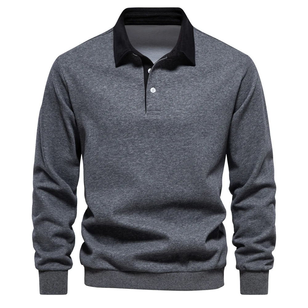 Klassisch eleganter Pullover für Männer, ideal für Herbst- und Wintertage, bietet Wärme und zeitlosen Stil