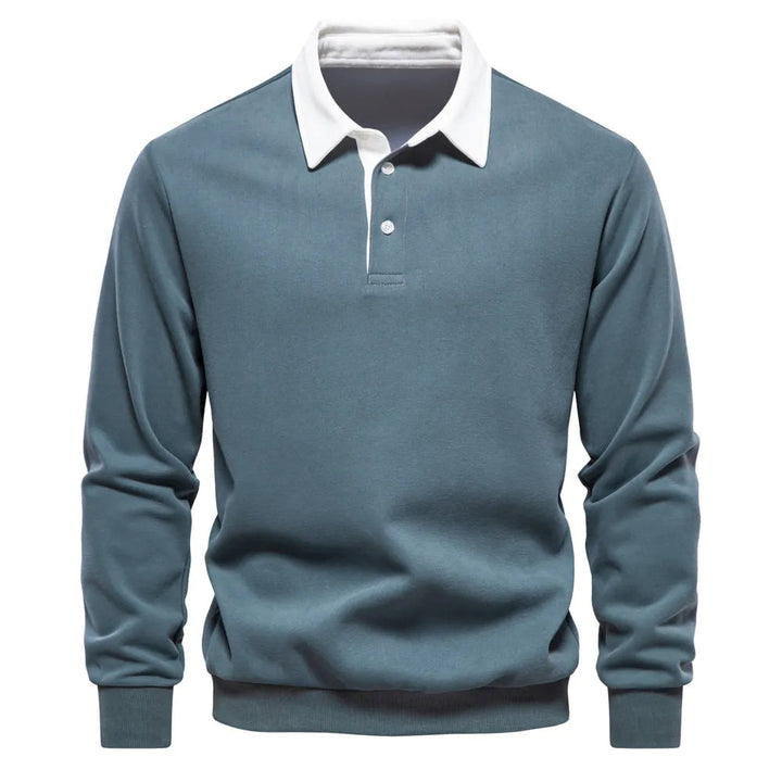 Klassisch eleganter Pullover für Männer, ideal für Herbst- und Wintertage, bietet Wärme und zeitlosen Stil