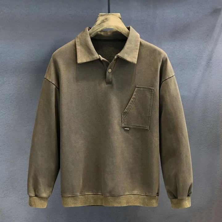 Klassisch eleganter Pullover für Männer, perfekt für Herbst- und Wintertage