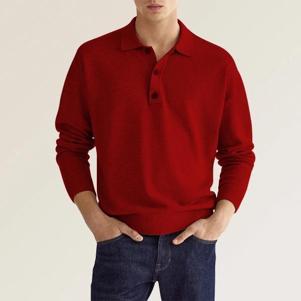 Zeitlos eleganter Pullover für Männer, ideal für kühle Herbst- und Wintertage