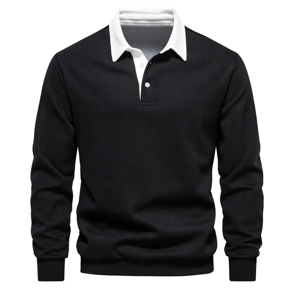 Klassisch eleganter Pullover für Männer, ideal für Herbst- und Wintertage, bietet Wärme und zeitlosen Stil