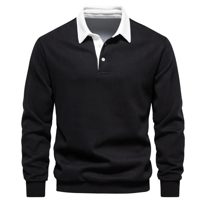 Klassisch eleganter Pullover für Männer, ideal für Herbst- und Wintertage, bietet Wärme und zeitlosen Stil