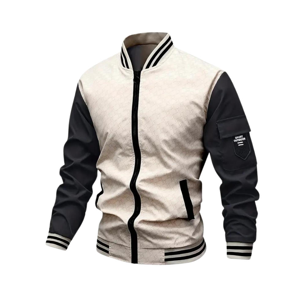 Klassische Bomberjacke für Männer, ideal für Herbst- und Wintertage, mit zeitlosem Design und hohem Tragekomfort