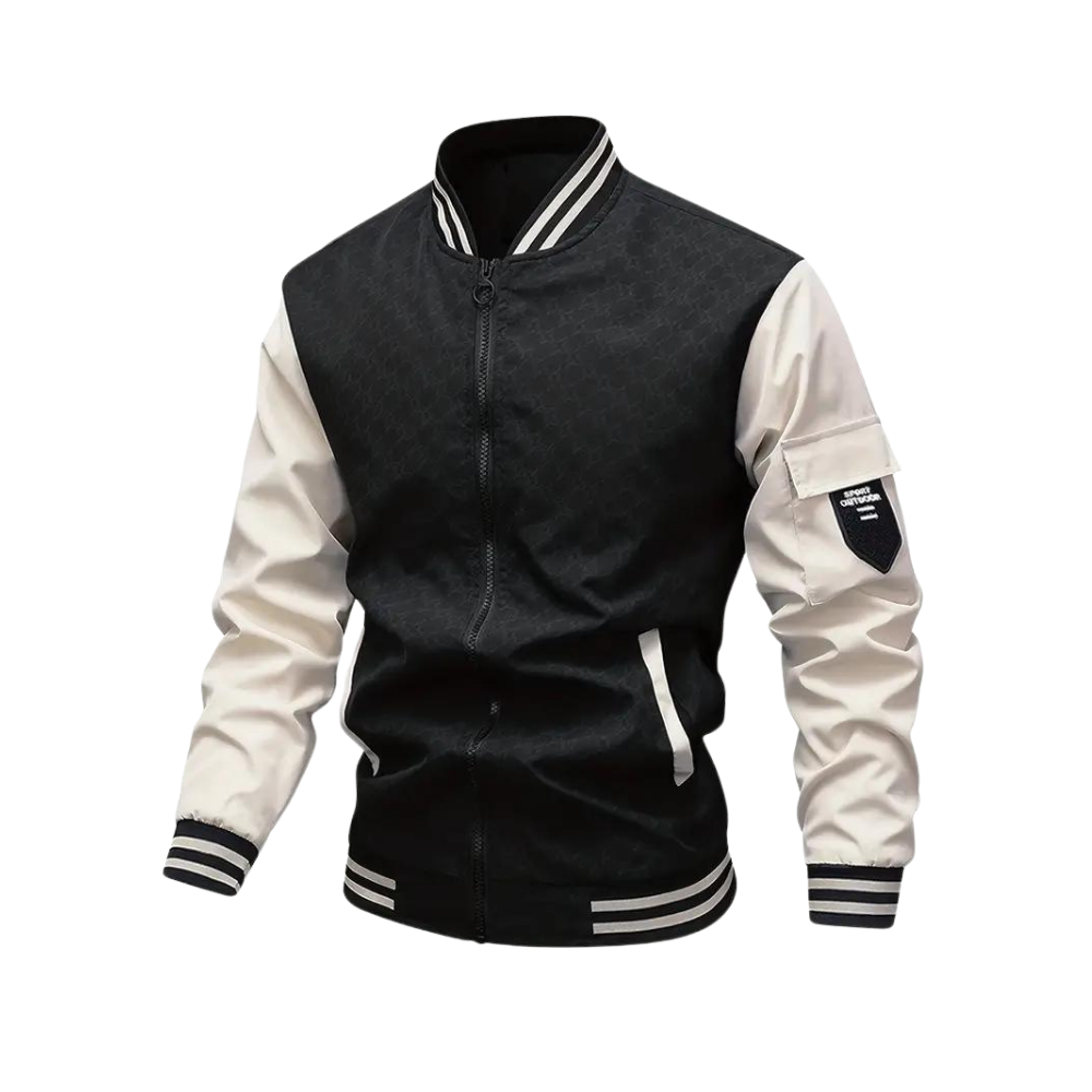 Klassische Bomberjacke für Männer, ideal für Herbst- und Wintertage, mit zeitlosem Design und hohem Tragekomfort