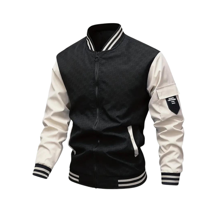 Klassische Bomberjacke für Männer, ideal für Herbst- und Wintertage, mit zeitlosem Design und hohem Tragekomfort