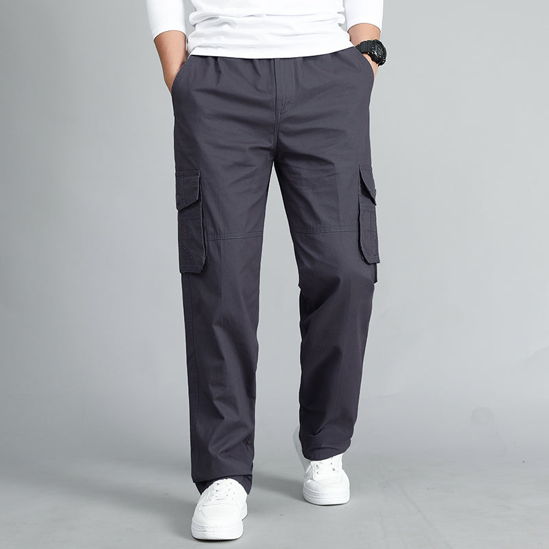 Klassische Cargohose für Männer, ideal für Herbst- und Wintertage, mit stilvollem Design und praktischen Taschen
