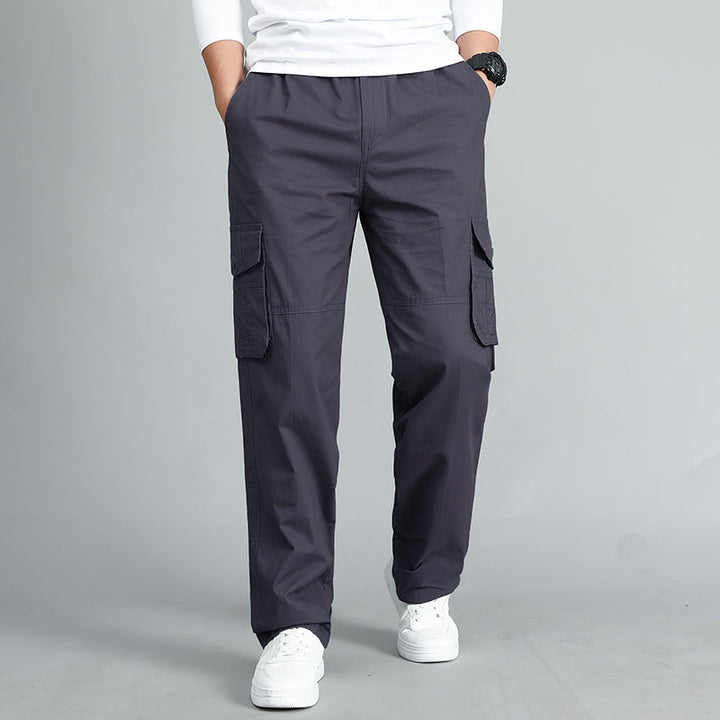 Klassische Cargohose für Männer, ideal für Herbst- und Wintertage, mit stilvollem Design und praktischen Taschen