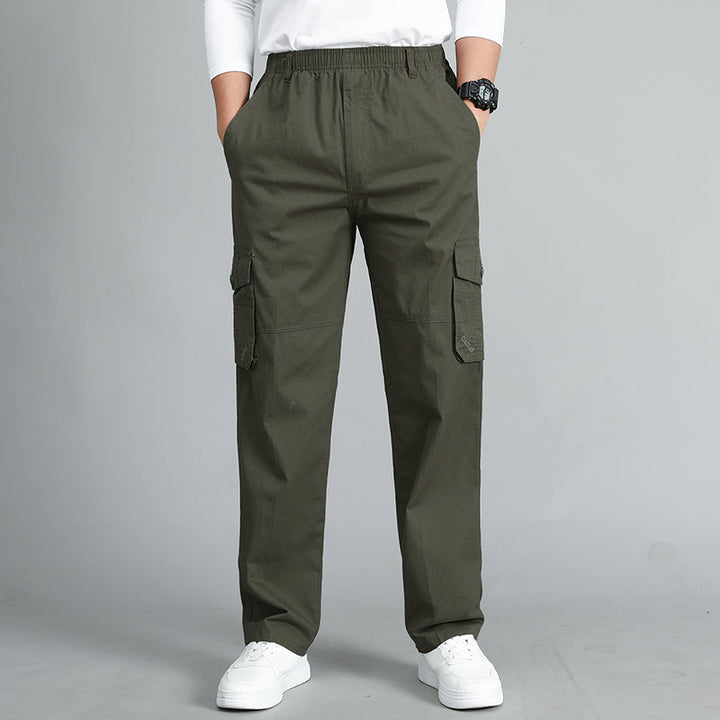 Klassische Cargohose für Männer, ideal für Herbst- und Wintertage, mit stilvollem Design und praktischen Taschen
