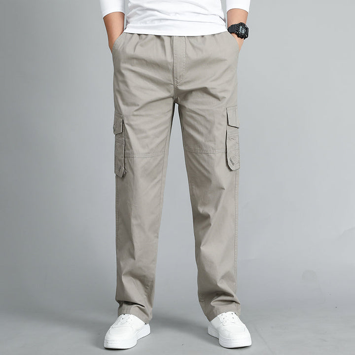 Klassische Cargohose für Männer, ideal für Herbst- und Wintertage, mit stilvollem Design und praktischen Taschen