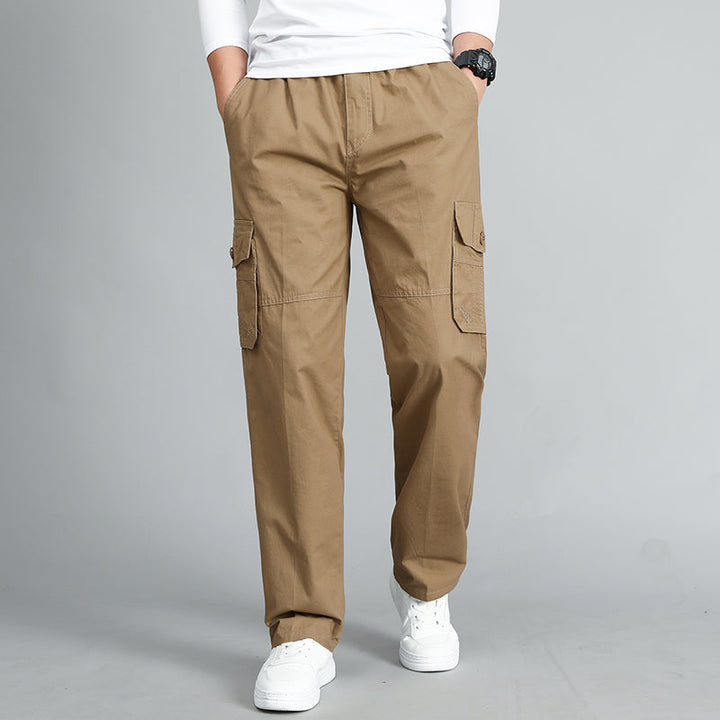 Klassische Cargohose für Männer, ideal für Herbst- und Wintertage, mit stilvollem Design und praktischen Taschen