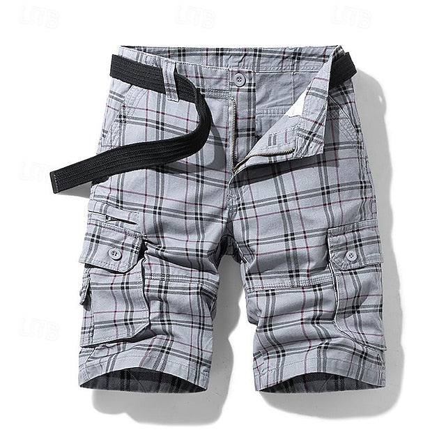 Klassische Sommer-Cargo-Shorts mit mehreren Taschen für einen lässigen Look
