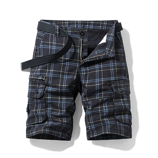 Klassische Sommer-Cargo-Shorts mit mehreren Taschen für einen lässigen Look