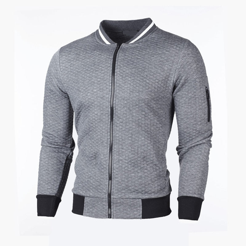 Klassische sportliche Herrenjacke für Herbst- und Wintertage, mit funktionalem Design und bequemem Tragekomfort