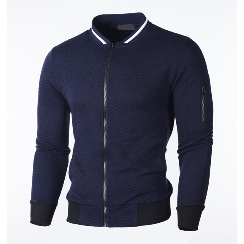 Klassische sportliche Herrenjacke für Herbst- und Wintertage, mit funktionalem Design und bequemem Tragekomfort