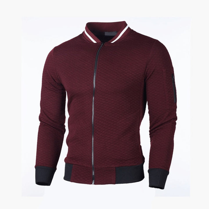 Klassische sportliche Herrenjacke für Herbst- und Wintertage, mit funktionalem Design und bequemem Tragekomfort