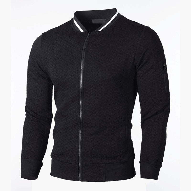 Klassische sportliche Herrenjacke für Herbst- und Wintertage, mit funktionalem Design und bequemem Tragekomfort