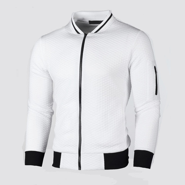 Klassische sportliche Herrenjacke für Herbst- und Wintertage, mit funktionalem Design und bequemem Tragekomfort