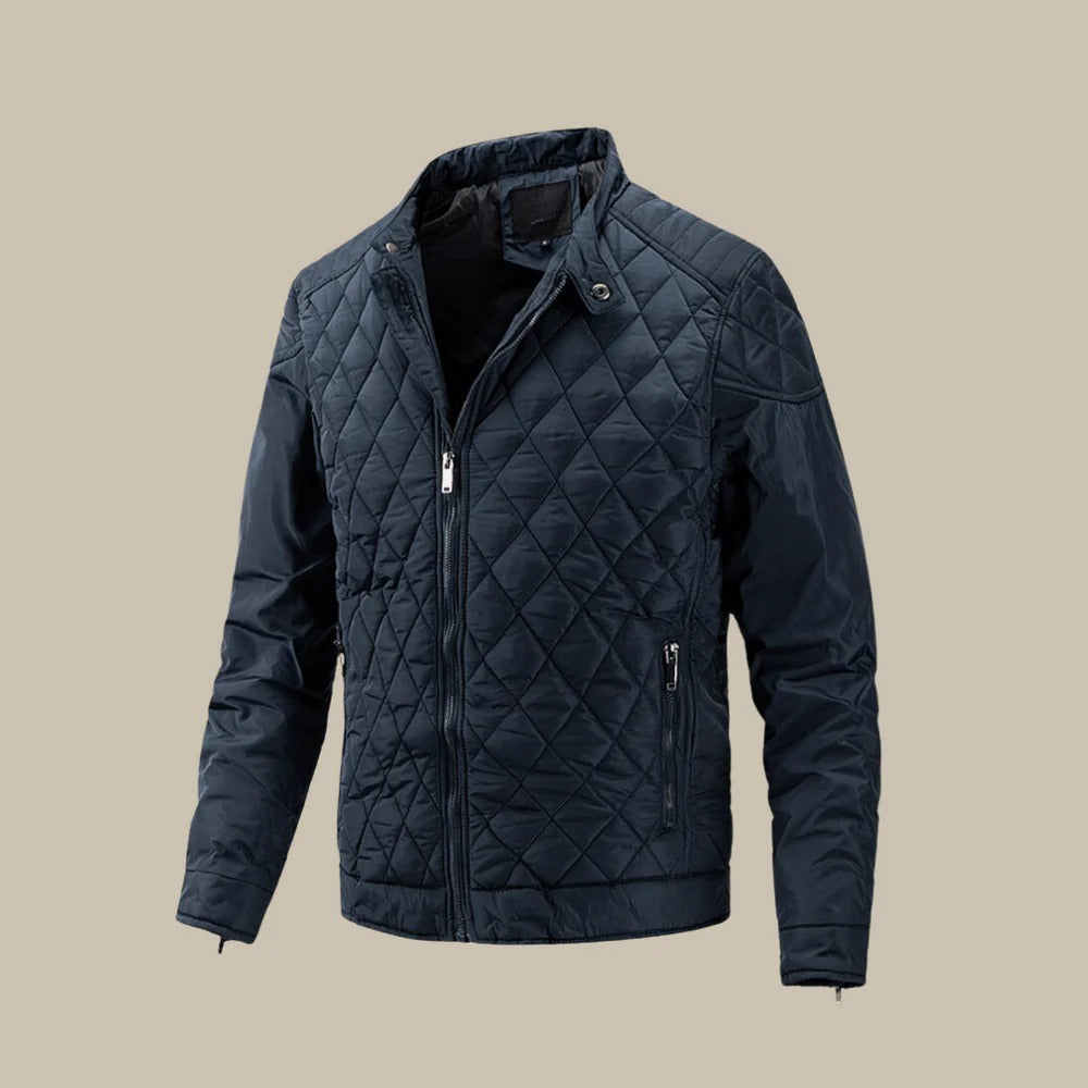Klassische Steppjacke für Männer, stilvoll und warm für Herbst und Winter