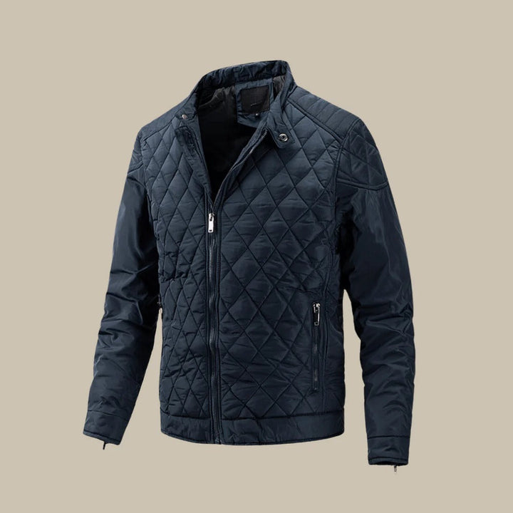 Klassische Steppjacke für Männer, stilvoll und warm für Herbst und Winter