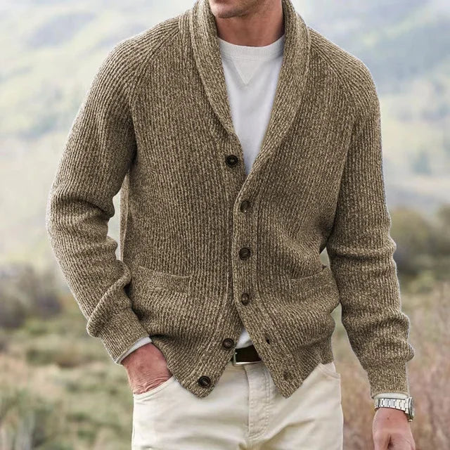  Klassische Strickjacke für Männer – stilvoll und warm für Herbst und Winter.