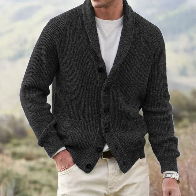  Klassische Strickjacke für Männer – stilvoll und warm für Herbst und Winter.