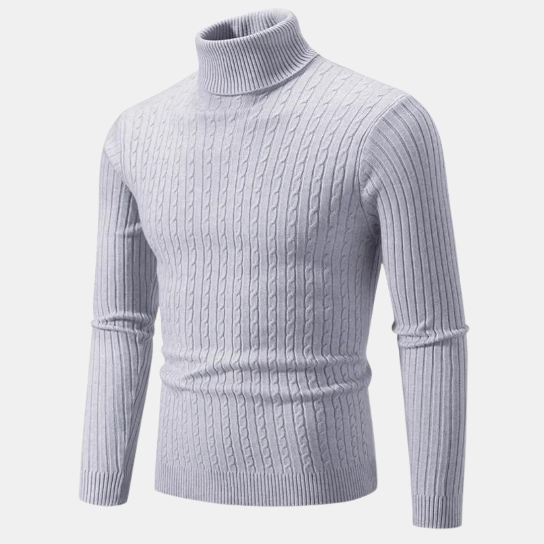Klassischer Rollkragenpullover für Männer, ideal für elegante und bequeme Herbst- und Winterlooks.