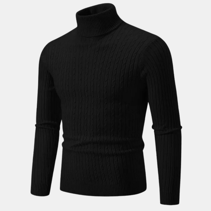 Klassischer Rollkragenpullover für Männer, ideal für elegante und bequeme Herbst- und Winterlooks.
