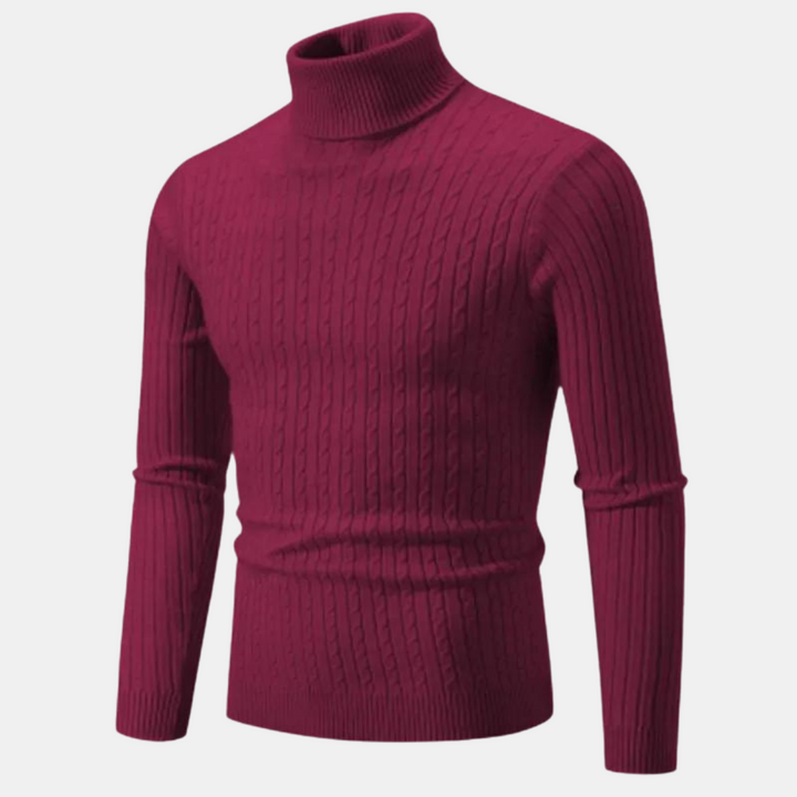 Klassischer Rollkragenpullover für Männer, ideal für elegante und bequeme Herbst- und Winterlooks.