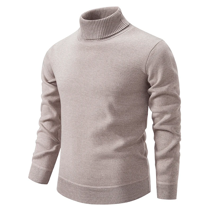 Klassischer warmer Rollkragenpullover für Männer, ideal für Herbst- und Wintertage, mit elegantem Design und hohem Tragekomfort