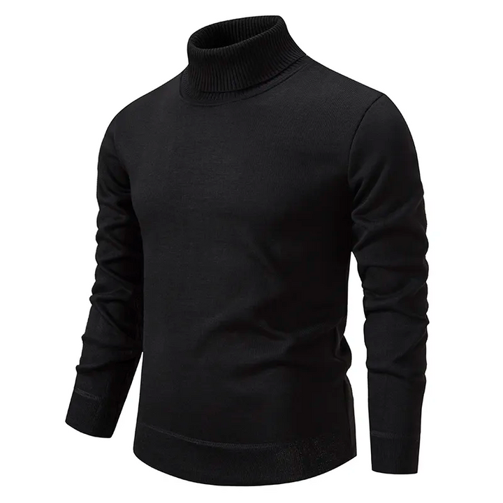 Klassischer warmer Rollkragenpullover für Männer, ideal für Herbst- und Wintertage, mit elegantem Design und hohem Tragekomfort