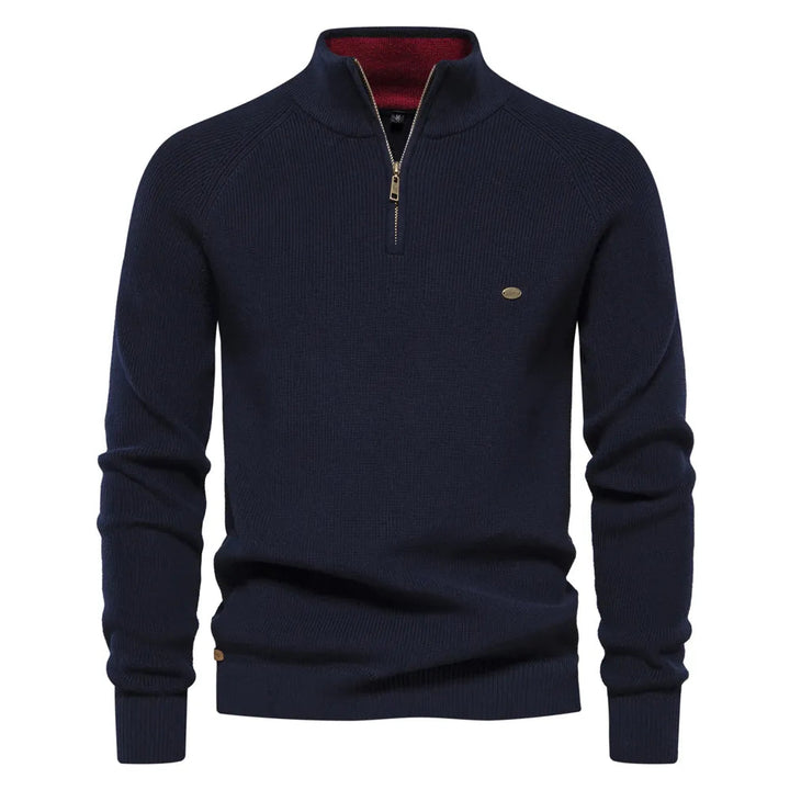 Klassischer Winterpullover für Männer, ideal für Herbst- und Wintertage, zeitloses Design und hoher Tragekomfort