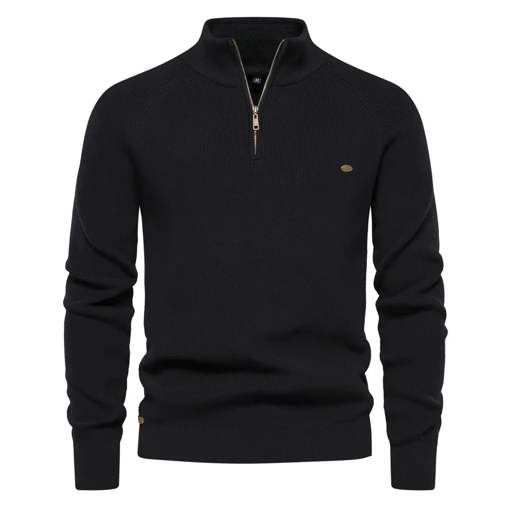Klassischer Winterpullover für Männer, ideal für Herbst- und Wintertage, zeitloses Design und hoher Tragekomfort