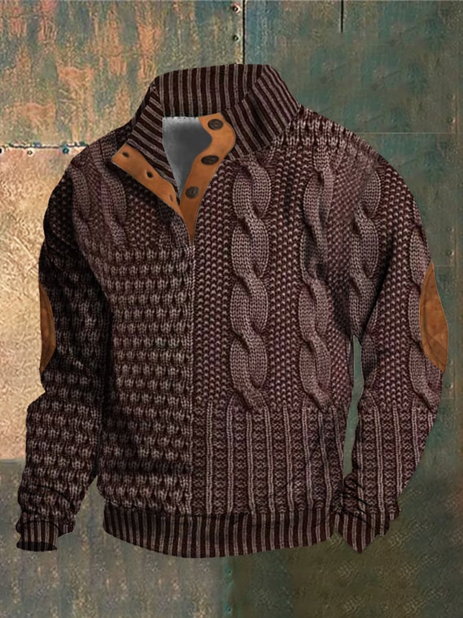 Klassischer Winterpullover für Männer – zeitloses Design und behagliche Wärme für Herbst- und Wintertage.