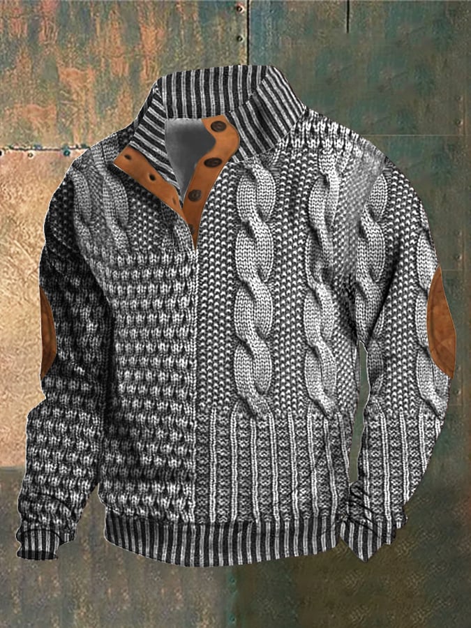 Klassischer Winterpullover für Männer – zeitloses Design und behagliche Wärme für Herbst- und Wintertage.