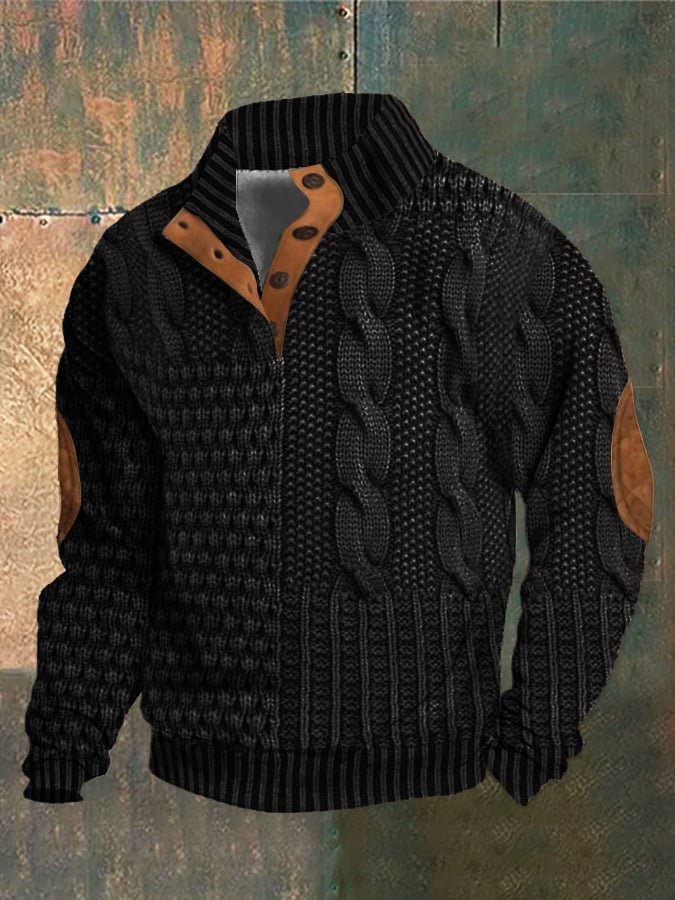 Klassischer Winterpullover für Männer – zeitloses Design und behagliche Wärme für Herbst- und Wintertage.