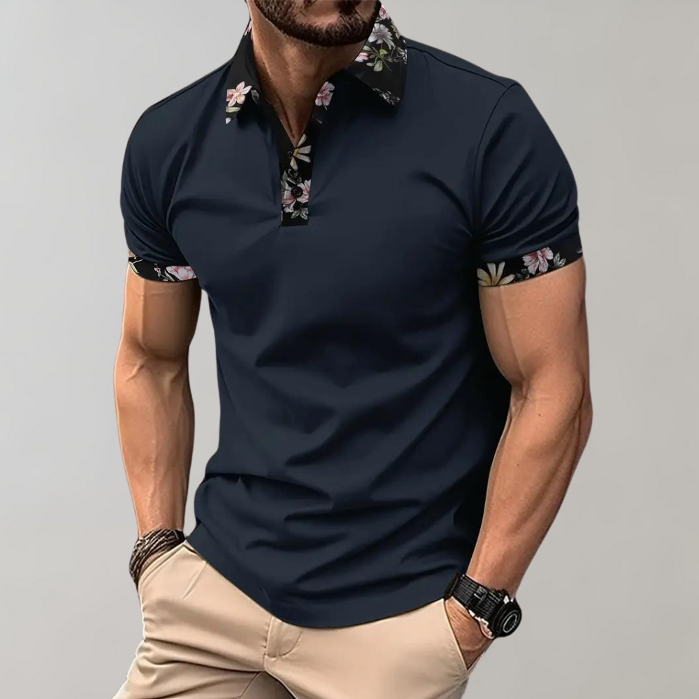 Klassisches und atmungsaktives Sommerhemd für Herren – ideal für warme Tage.