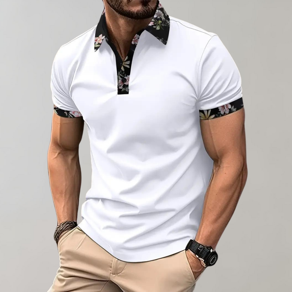 Klassisches und atmungsaktives Sommerhemd für Herren – ideal für warme Tage.