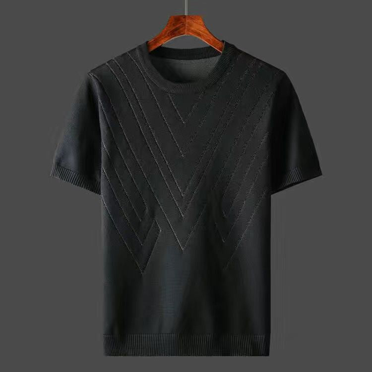 Klassisches Sommer-T-Shirt aus Baumwolle – leicht, atmungsaktiv und bequem für warme Tage.
