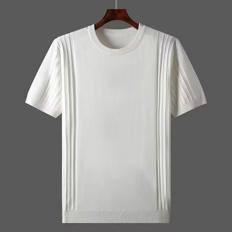 Klassisches Sommer-T-Shirt aus Baumwolle – leicht, atmungsaktiv und bequem für warme Tage.