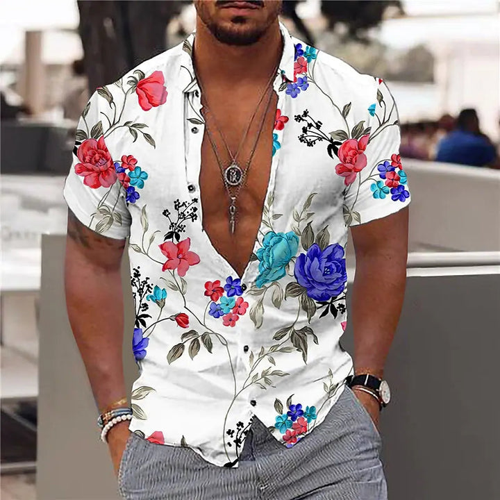 Klassisches florales Sommerhemd – leicht, elegant & perfekt für sonnige Tage.
