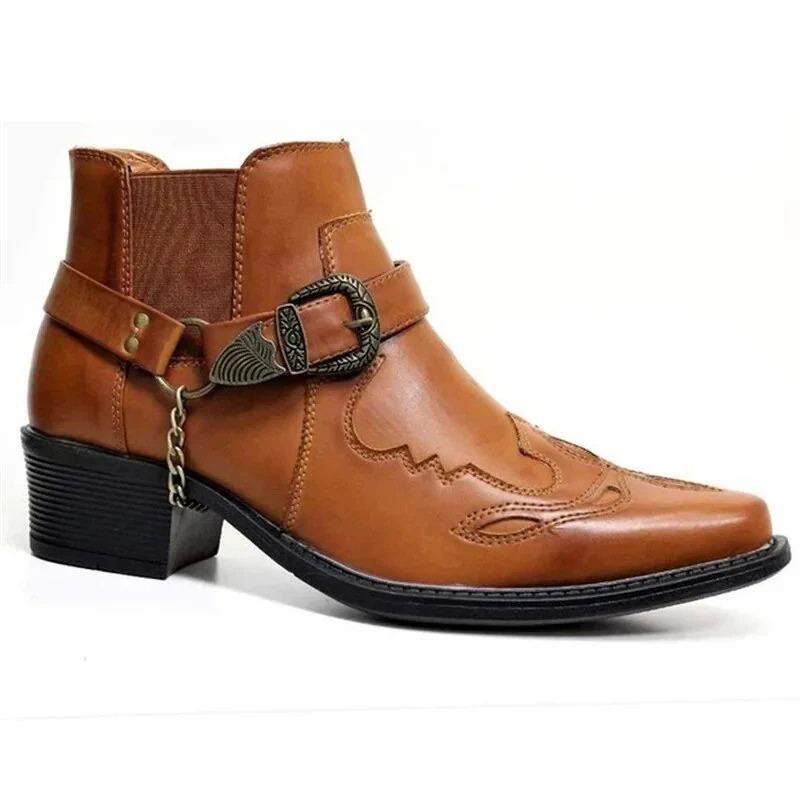 Knöchelhohe Schlupfstiefel für Männer mit komfortabler Passform und stilvollem Design für Alltag und Freizeit