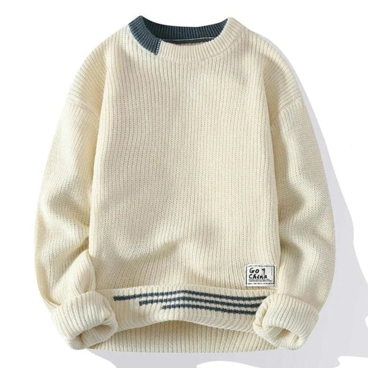 Komfortabler Herren-Winterpullover aus weicher Wolle für kalte Tage