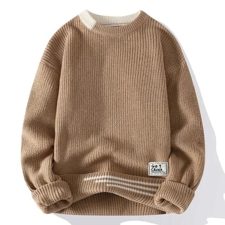 Komfortabler Herren-Winterpullover aus weicher Wolle für kalte Tage