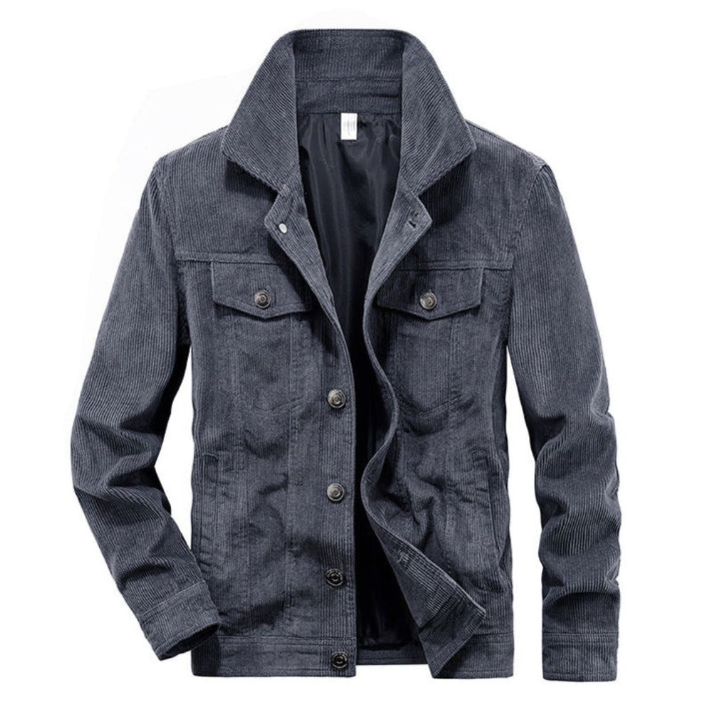 Kord-Winterjacke für Männer – stilvoll und warm für Herbst- und Wintertage
