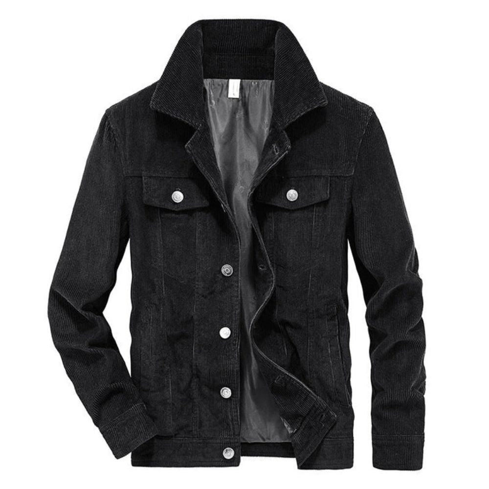 Kord-Winterjacke für Männer – stilvoll und warm für Herbst- und Wintertage
