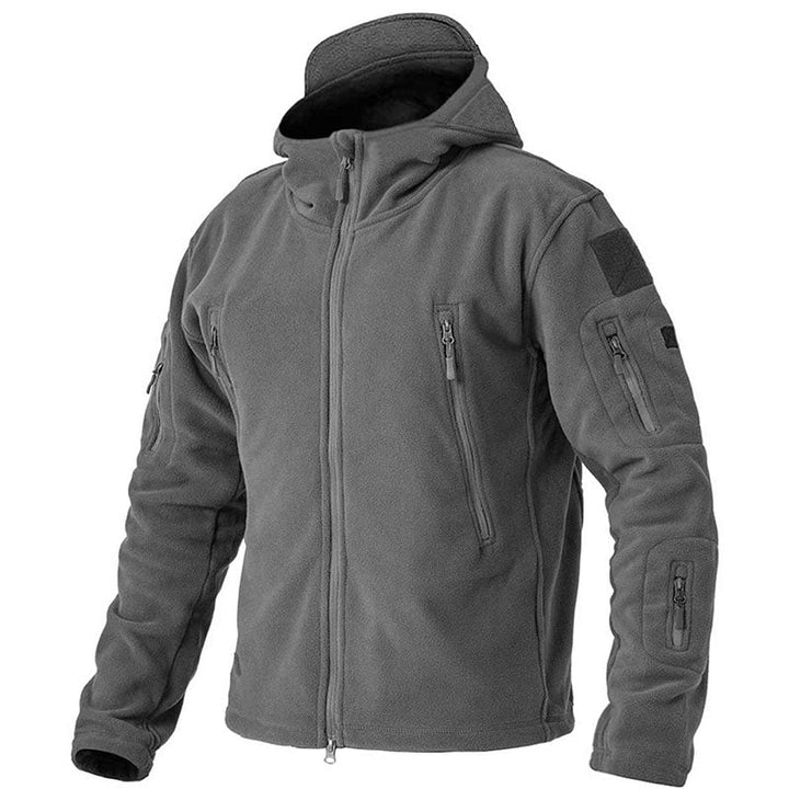 Kuschelige Outdoor-Fleecejacke für Herren – warm und bequem für kalte Tage.