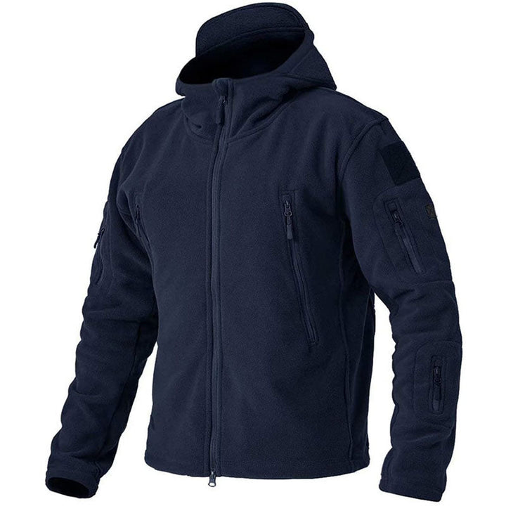 Kuschelige Outdoor-Fleecejacke für Herren – warm und bequem für kalte Tage.