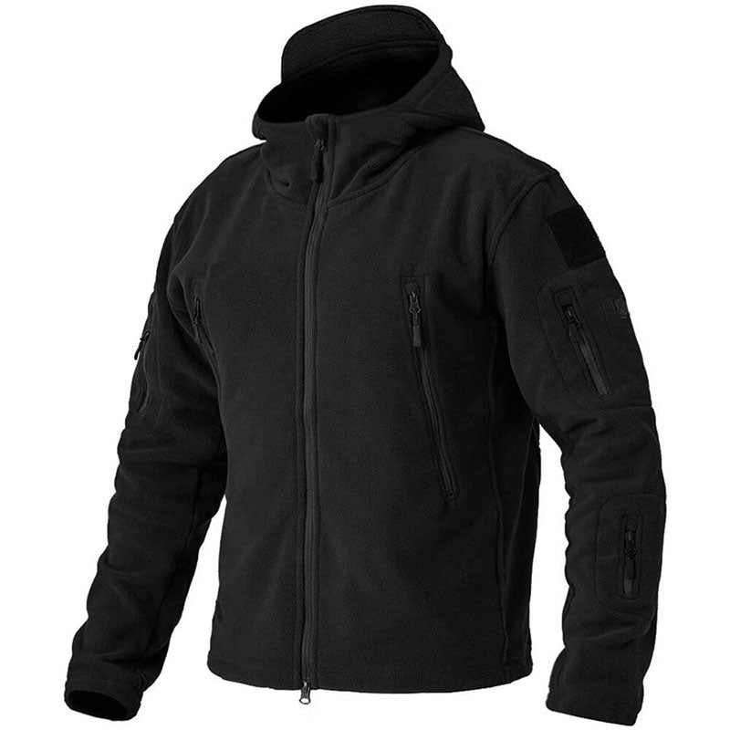 Kuschelige Outdoor-Fleecejacke für Herren – warm und bequem für kalte Tage.